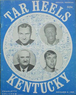 1969 UNC Kentucky Program