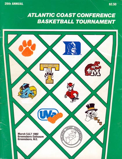 1982 ACC Tournament Program