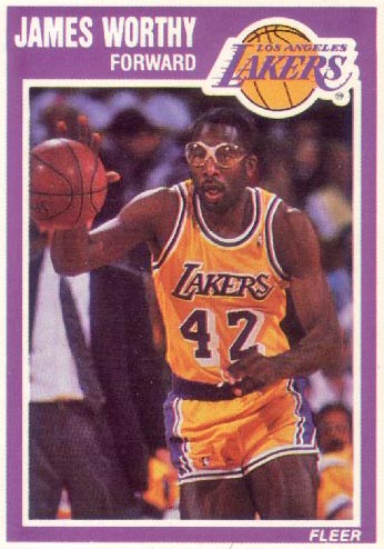 James Worthy Lakers Card