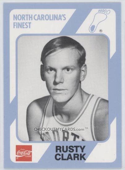 Rusty Clark UNC Basketball Card