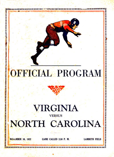 1922 11 30 UVa Program