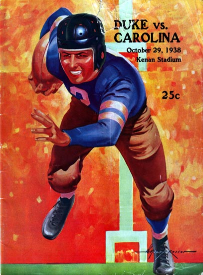 1938-10-29 UNC-Duke Game Program