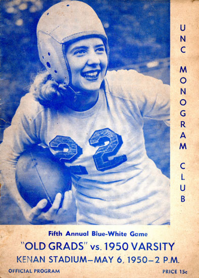1950-5-6 UNC Blue-White Game