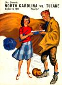1941-10-18 UNC-Tulane Game Program