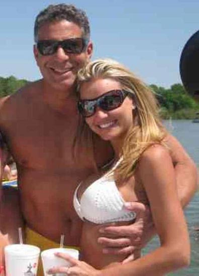 Bruce Pearl Boating with Blonde