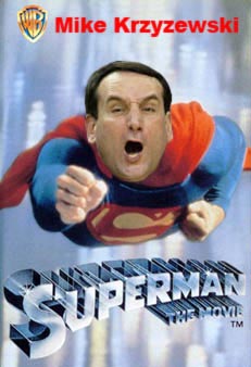 Coach K Superman