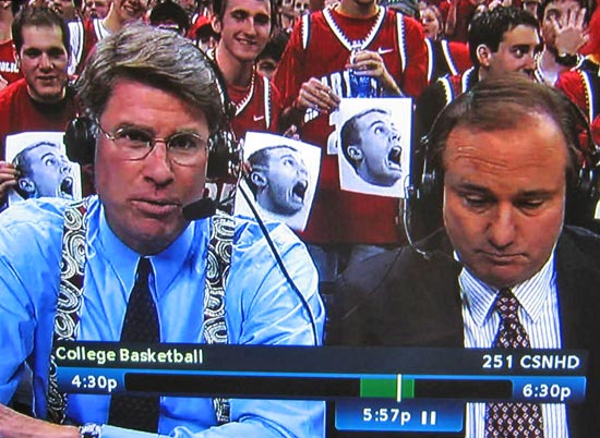 Jon Scheyer Faces on TV