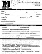 Duke Flopping Camp Application