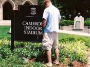 Duke Hater Defaces Cameron