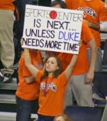 Duke Sports Center Sign