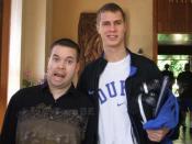 Funny Jon Scheyer Fan Pose