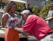 Roy Williams Autographs Hooters Girl