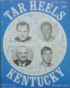 1969 UNC Kentucky Program