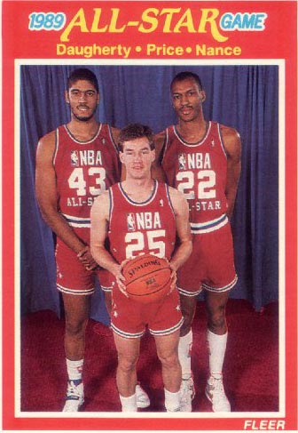 Brad Daugherty-Mark Price-Larry Nance Card