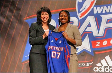 Ivory Latta Detroit Shock WNBA Draft