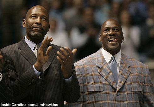 James Worthy Michael Jordan