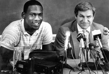 Michael Jordan-Dean Smith Press Conference