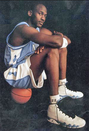 Michael jordan top tar heels