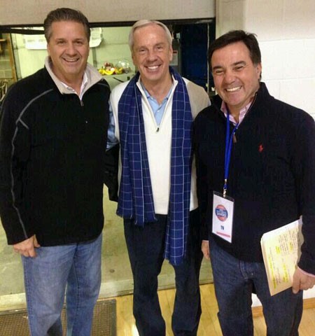 Roy Williams, John Calipari at CRC Tourney