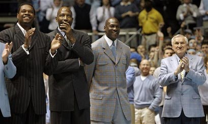 james worthy and michael jordan