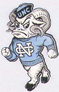 Strutting Ram UNC Mascot