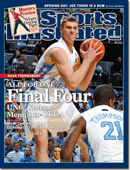 Tyler Hansbrough Final Four Sports Illustrated Cover