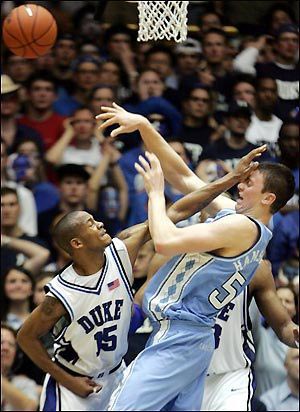Tyler Hansbrough punched by Sean Dockery