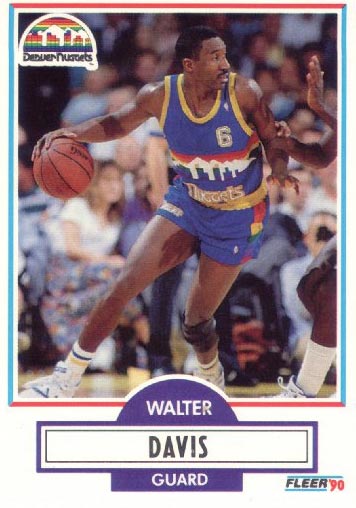 Walter Davis Nuggets Card