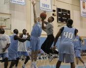 Barack Obama Plays Basketball with Tar Heels