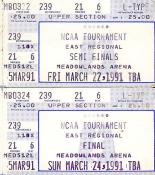 1991EastRegional stubs