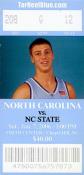 2006 UNC-NC State Bball Ticket Stub