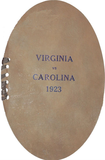 1923 UVa-UNC Program