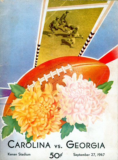 1947-09-27 UNC-Georgia Game Program