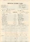 1924 NC State-UNC Scorecard