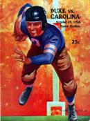 1938-10-29 UNC-Duke Game Program