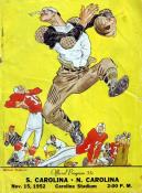 1952-11-15 UNC-South Carolina Game Program