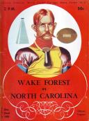 1955-10-22 UNC-Wake Forest Game Program