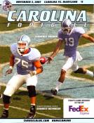 2007-11-03 UNC-Maryland Game Program