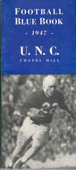 1947 UNC Football Media Guide