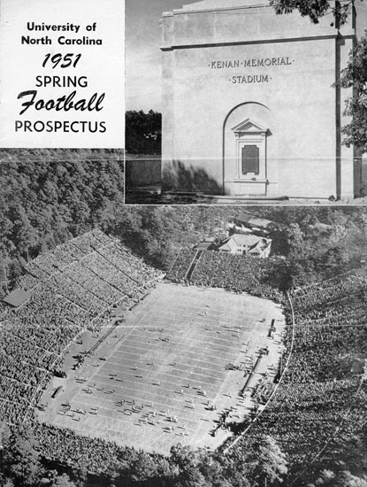 1951 UNC Football Spring Prospectus