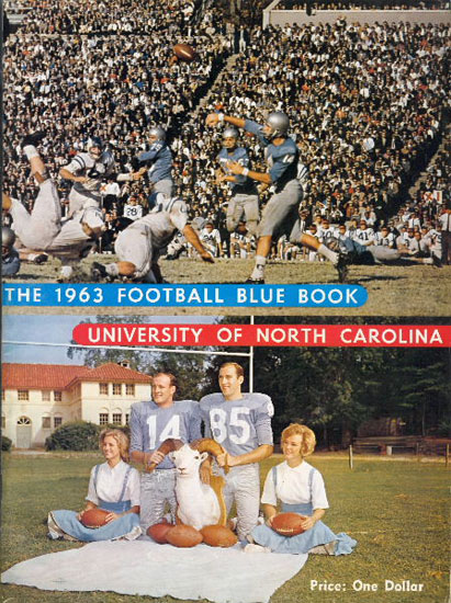 1963 UNC Football Media Guide