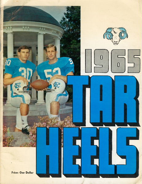 1965 UNC Football Media Guide