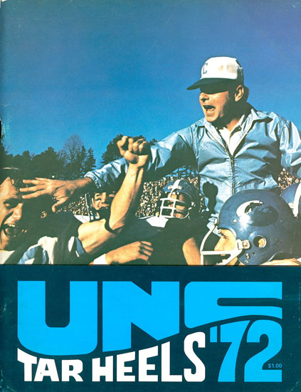 1972 UNC Football Media Guide