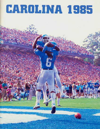 1985 UNC Football Media Guide