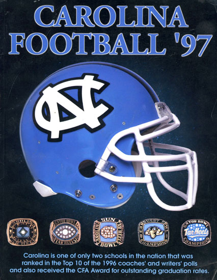 1997 UNC Football Media Guide