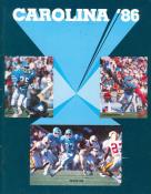 1986 UNC Football Media Guide