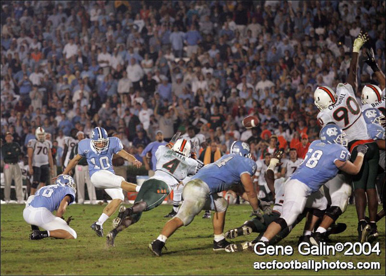 Photo Miami Kick Tar Heel Times