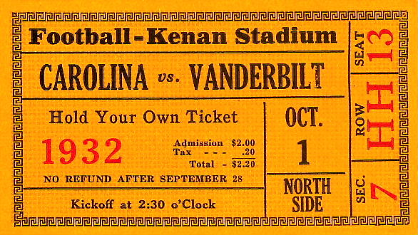 1932Vanderbilt stub