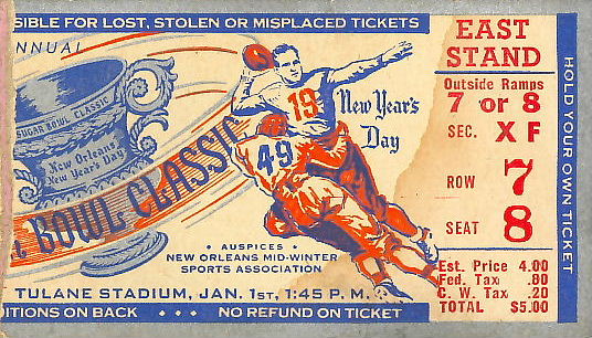 1949SugarBowl stub