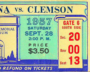 1957Clemson stub